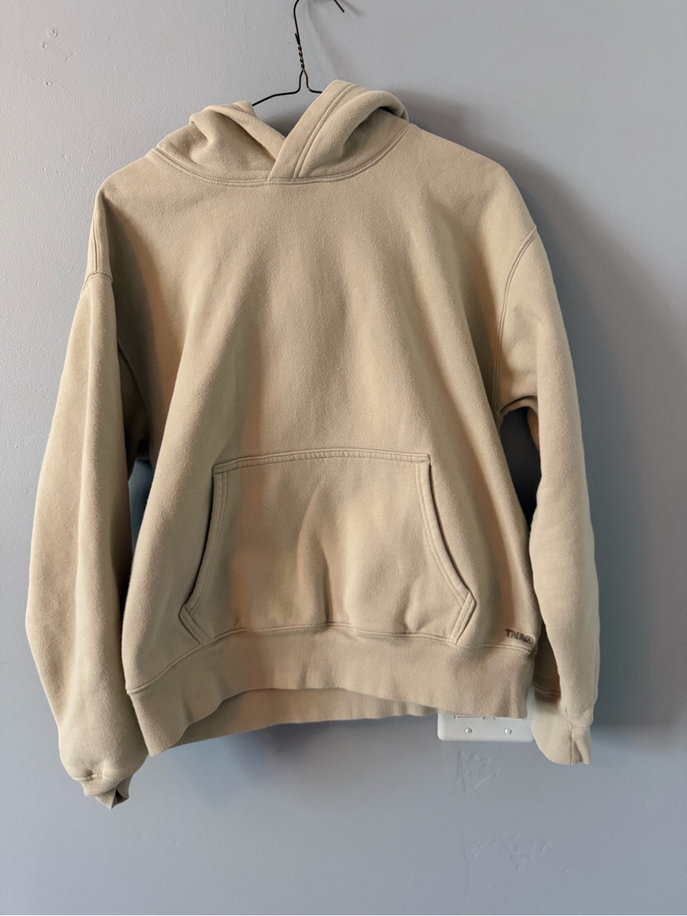 TNA Hoodie in Beige Cream Tone